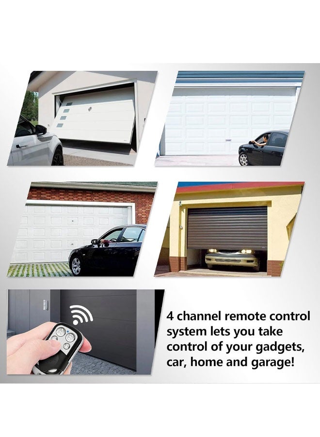 2 Pack 433 MHz Garage Door Opener Remote,  4 Channel Universal Garage Door Remote for LiftMaster  Most Manufacturers Gadgets, Car, Home and Garage - Image 5